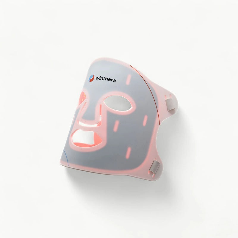 Winthera Facial Glow Gesichtsmaske mit aktivierter Rotlichttherapie – Vorderansicht